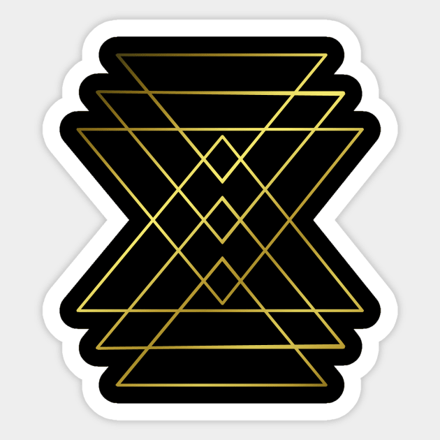 Graphic - geometric design Sticker by T-SHIRTS UND MEHR